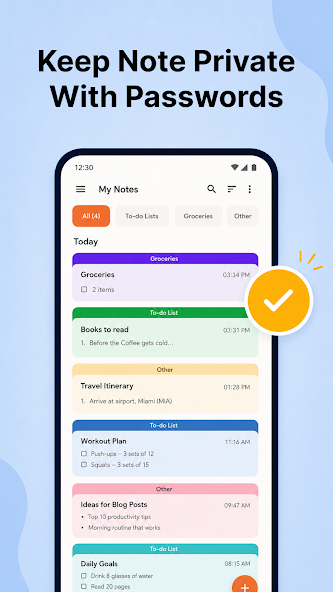 Home screen widgets preview
